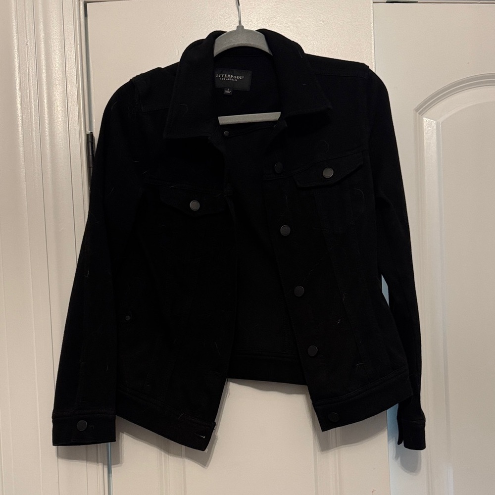 Liverpool Women's Midnight Black Jean Jacket
